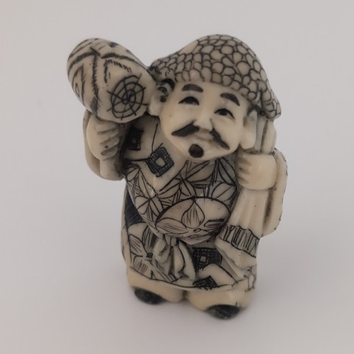 Japanische netsuke stil figur - japanische, netsuke-stil