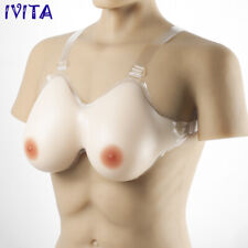 IVITA Strap-on Silikonbrüste Brüste Crossdresser Fake Brüste A-FF Cup S-6XL