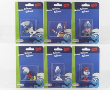 Schlumpf Schlümpfe === 6 x Blister Karten Figuren Schleich