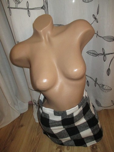 Primark rock schwarz weiss - rock,