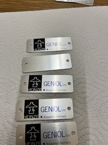 Geniol petromax typenschilder - geniol,