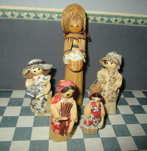 Vintage konvolut strohpuppen - vintage,