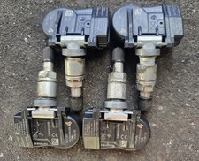 Nissan Note - 4 Reifendrucksensoren RDKS Sensoren Metallventil Silber 