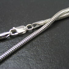 Silberkette Echt 925 Sterlingsilber Schlangenkette Anhänger Kette Silber Collier