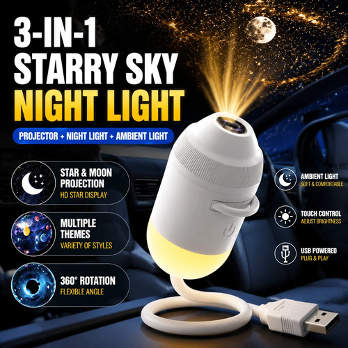 Galaxy projektor - 2-in-1,