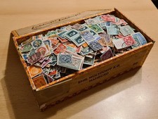 Deutsches Reich lose Schüttung Zigarrenkiste Sammlung Briefmarken Konvolut