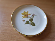 Rosenthal Selb Plössberg Sammelteller Goldrand Blumen Motiv, Vintage Tellerchen