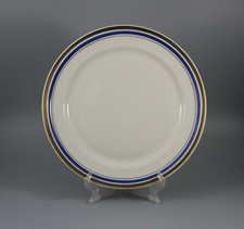 Rosenthal Selb U.S. Zone - WINIFRED Speiseteller D. 24,5 cm. Elfenbein Gold blau