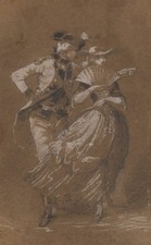 Galantes Tanzpaar, Kreide