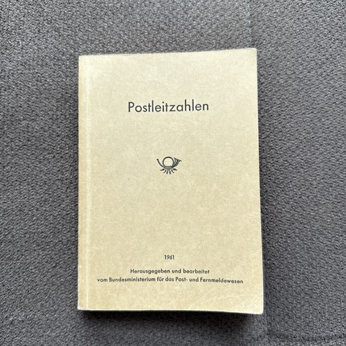Bundespost postleitzahlenbuch - bundespost,