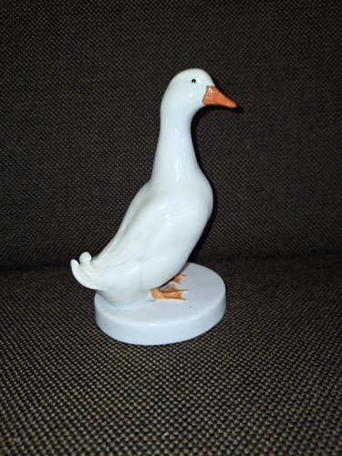 Art deco porzellanfigur ente - art,