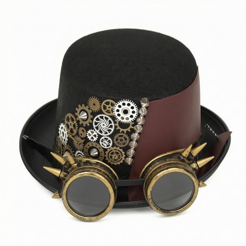 Steampunk hut mit goggles - hut,