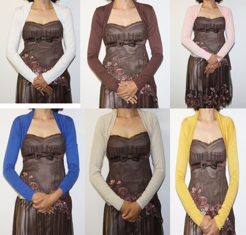 Bolero baumwolle langarm viele - bolero,