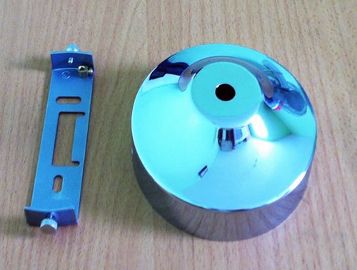 Chrom deckenrosette mit - chrom,
