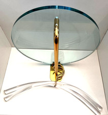 Schönbuch Garderobe, Modell FRISBI, Ausführung Klarglas / Messing / Stück Nr. A