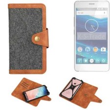 Handyhülle für Qilive Q5.5 Handy-Tasche dunkelgrau