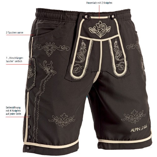Badeshorts trachtendesign - badeshorts,