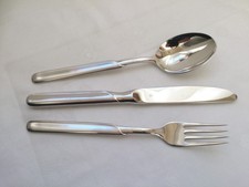 WMF ONDA Cromargan Tafelbesteck 3 teilig Messer Gabel Löffel  -mehrere vorhanden