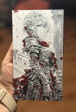 3D Wandbild  Violet  Anime Fan