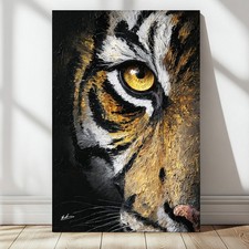 XXL Leinwand Bild Tiger Natur