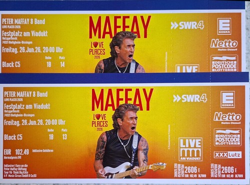 Tickets peter maffay band - maffay, &