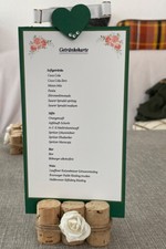 Tisch karten halter für z.B Hochszeiten , Geburtstage andere Festivitäten