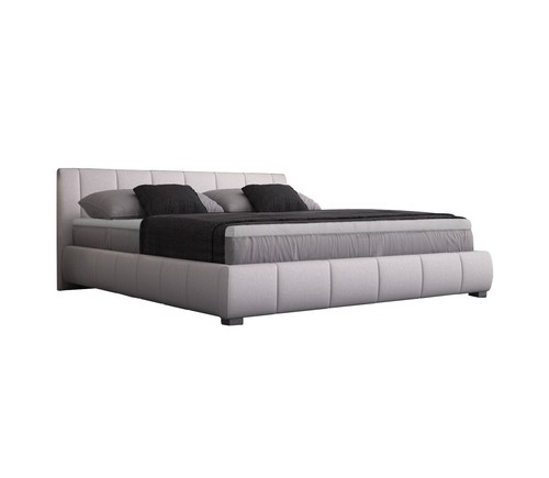 Bett luna 160er weiss oled - pu,