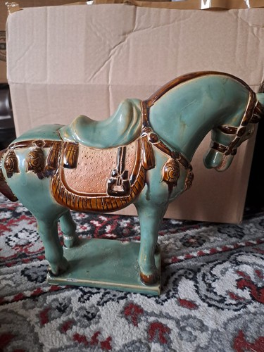 Keramik tang pferd alt - keramik,