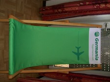 Liegestuhl Fly Germania Airline Reisebüro Gartenliege Klappbar Sonnenliege Holz 
