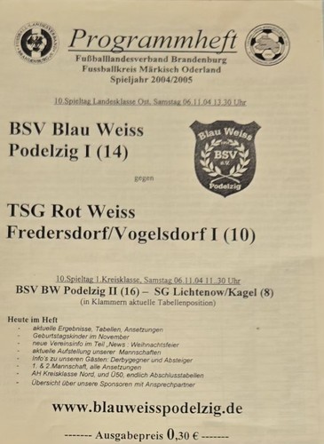 2004 landesklasse - 2004/05,