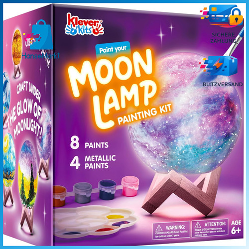 Mondlampe bastelset - mondlampe, 3d