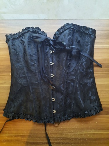 Korsett corsage schwarz - korsett,