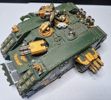 Warhammer 40k Land Raider Crusader Dark Angels Angemalt, und Bewegliche Teile.