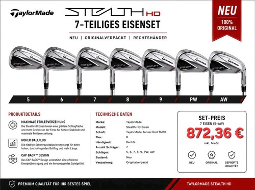 Taylormade stealth eisen - taylormade, hd