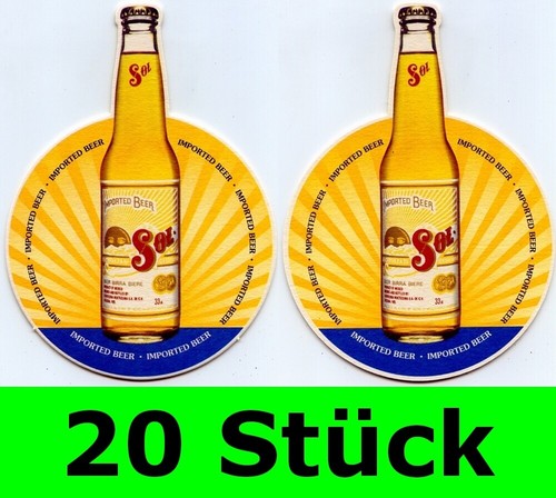 Stück bierdeckel cerveza - 20,
