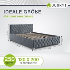 Polsterbett Bettgestell