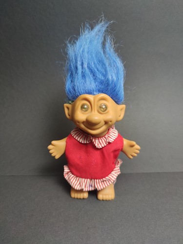 Troll figur blaue haare - |, |