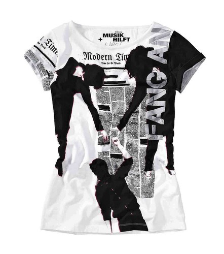 Shirt mit druck von musik - mit,