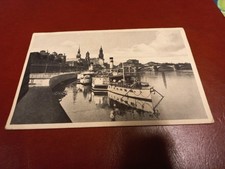 Alte AK Dresden Dampfschiff - Anlegestelle  ca. 1935