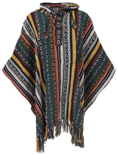 Unisex poncho hippie - hippie, chic