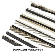 Stiftleiste Schwarz | 40,50 Pin | 1,27mm | 1,2reih Pin Header Breadboard