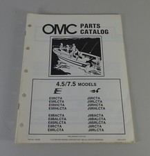 Teilekatalog Johnson Evinrude Außenborder / Outboards 4.5 / 7.5 Models 3/1983