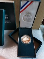 1x Silver-One-Dollar-Proof 1990 United States Eisenhower Centennial Silver Dolla