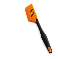 Tupperware großer Top-Schaber D167 Topfschaber Teigspachtel Schwarz/Orange