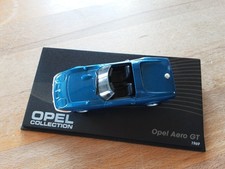 Opel Aero GT 1969 Blau Vintage 10 Cm 1/43 Auf Platte