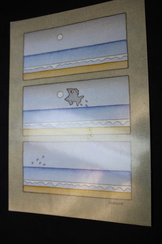 Postkarte künstlerkarte - postkarte,