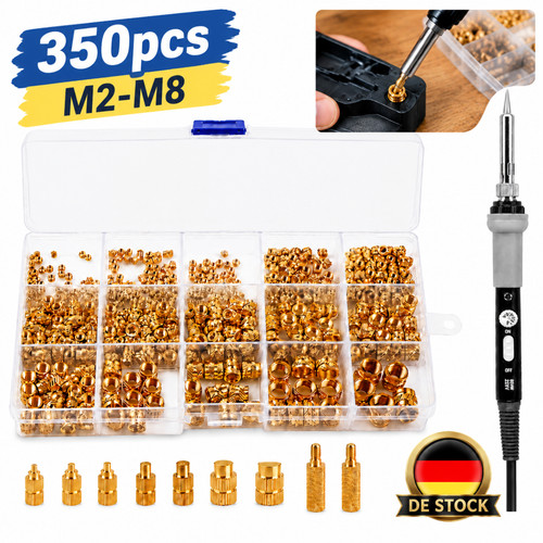 350 stück gewindeeinsatz - 350, set