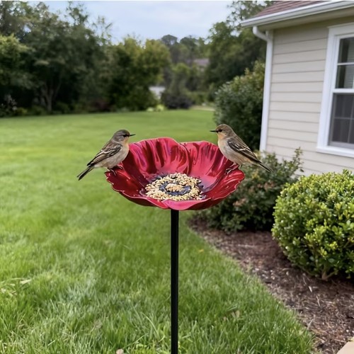 Vogeltränke vögel bordeaux - vögel,