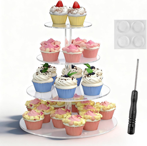 Kuchenständer stufig acryl - kuchenständer,