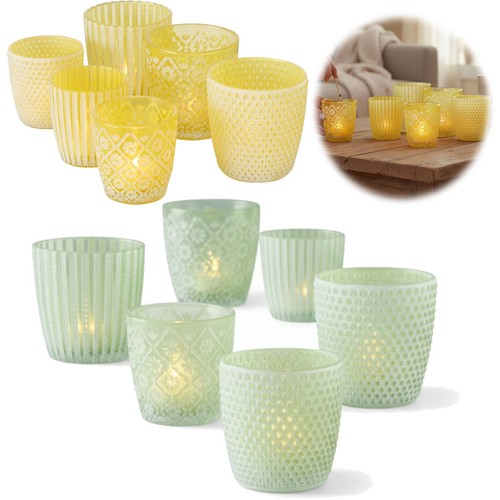 Glas vintage teelichthalter - glas,